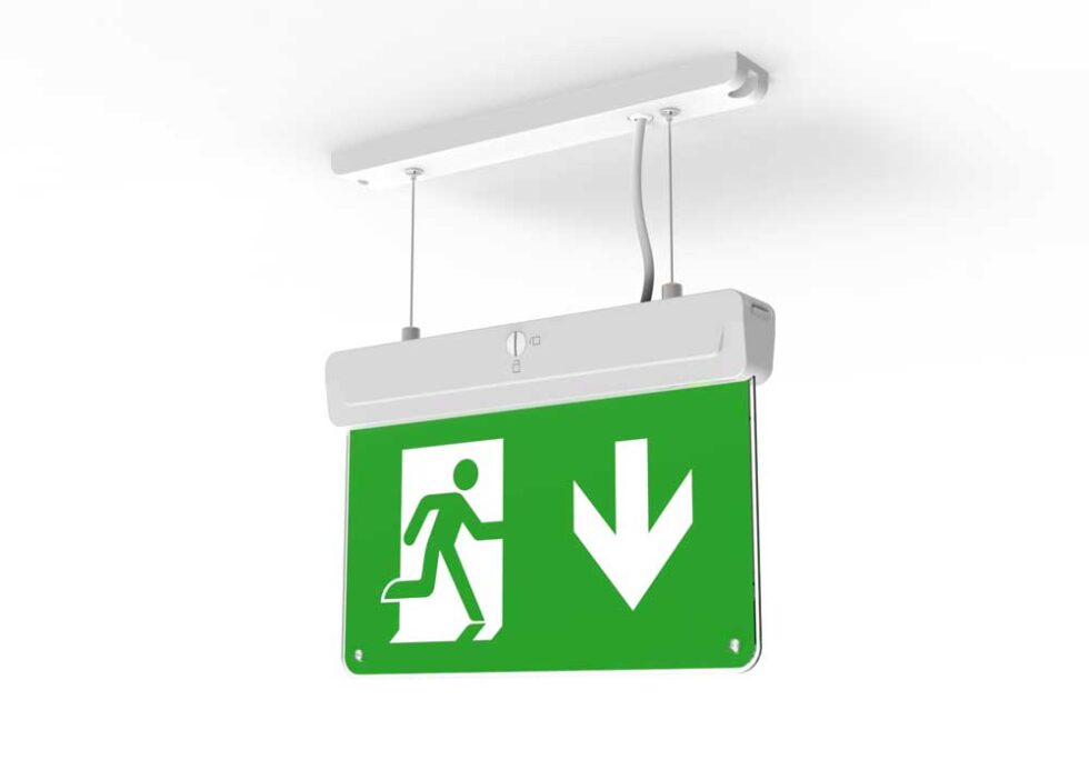 Razor Emergency Exit Sign | Avanti Lighting Ltd - Lighting Years Ahead!